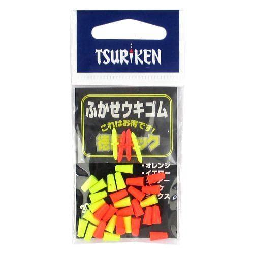 釣研 ふかせウキゴム 徳用 ミックス