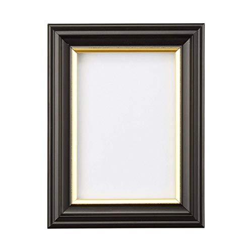 FUJICOLOR 額縁 肖像額 [ 無反射ガラス ] 1/2L 木製 ブラック 505720 68...