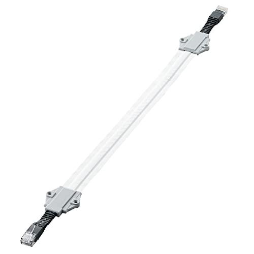 エレコム LANケーブル 0.4m 隙間 CAT6A シルバー LD-VAPF6A/SV04