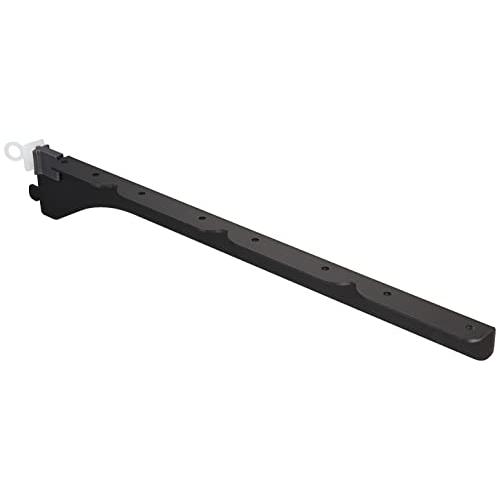 和気産業 1X4ピラシェル棚受 棚受け金具 黒 1X4材 4枚用 右 ピラシェルシリーズ 棚板 壁面...