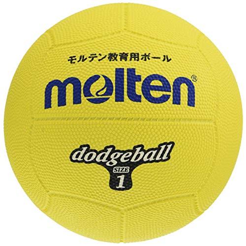 molten(モルテン) ドッジボール ゴム1号球 黄 D1Y