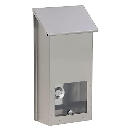 グリーンライフ ポスト 壁掛け【日本製】 ステンレス製 (幅18.0×奥行9.5×高さ34.5cm)...