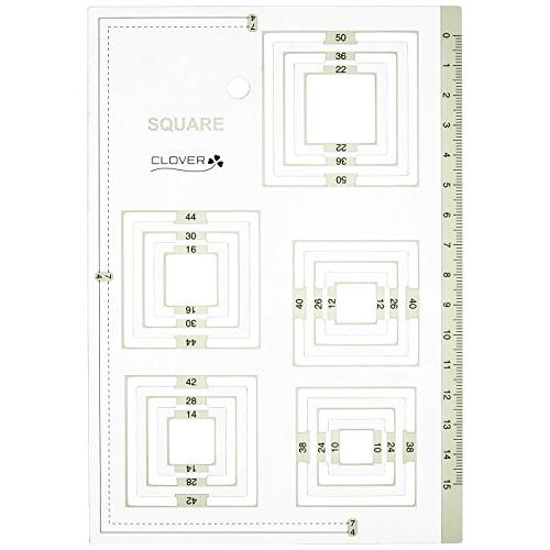 Clover ピーステンプレート 正方形 57-999