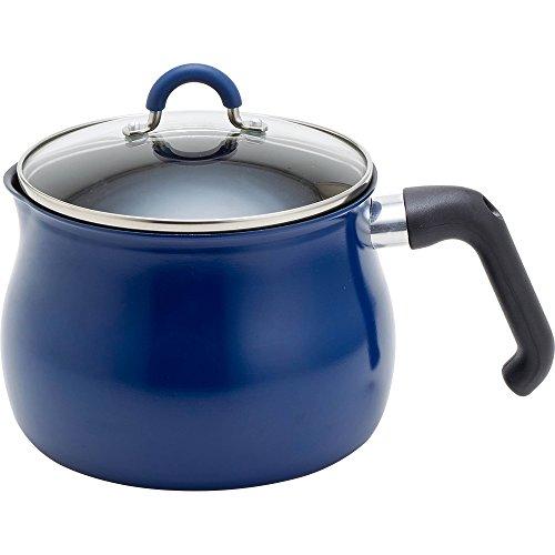 和平フレイズ マルチポット Lサイズ 16cm 3L (3~4人用) ネイビー IH対応 ご飯鍋 ミ...