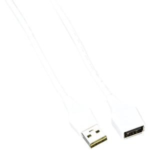 バッファロー BUFFALO どっちもUSB2.0延長ケーブル 3m ホワイト BSUAADU230WHA｜川西ストア
