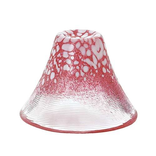 東洋佐々木ガラス 冷酒グラス レッド 35ml 招福杯 富士山 日本製 WA517