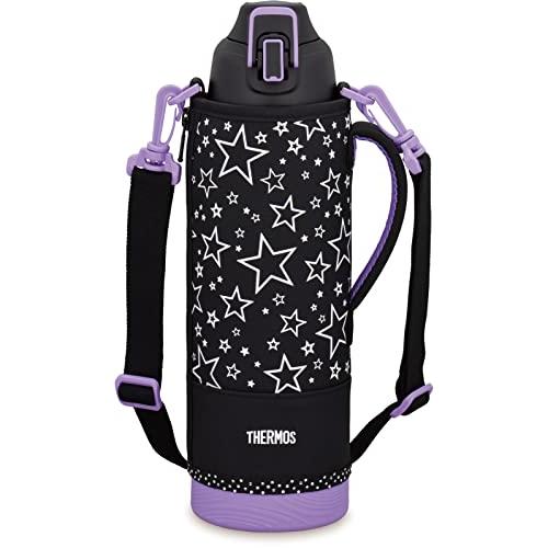 サーモス 水筒 真空断熱スポーツボトル 1.5L ブラックパープル 保冷専用 FHT-1502F B...