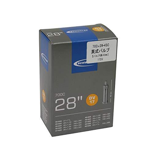 【正規品】 シュワルベ(SCHWALBE) 700×28/45C用チューブ 英式 40mmバルブ 1...