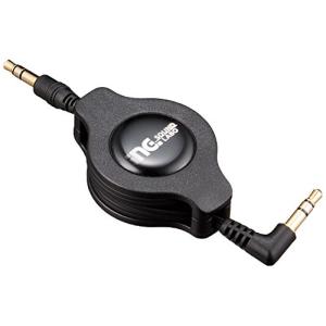 多摩電子工業 inG AUX巻取りケーブル φ3.5mm-φ3.5mm TC417k｜川西ストア