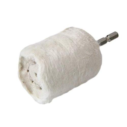 SK11 六角軸付 コットンバフ ツヤ出しアフロ君 ジュニア 50mm径 ドラム型 ジュニア(六角軸...