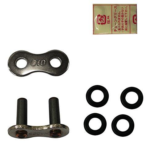 D.I.D(大同工業)バイク用カシメジョイント 525VX-ZJ S&amp;S(シルバー) X-リング 二...