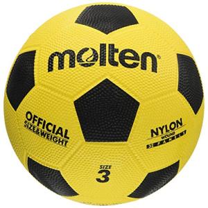 molten(モルテン) サッカーボール 亀甲ゴム 3号 白×黄 F3Y｜hapitize