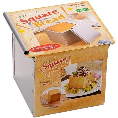 タイガークラウン パン型 シルバー 95×95×95mm スクエアブレッド型 0.5斤 スチール ア...