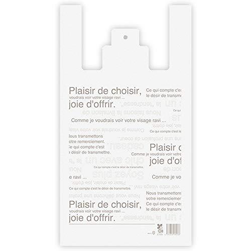 ヘッズ レジ袋 L 30×55×15cm 白 100枚 カフェオレ バイオマス30 無料配布可 HE...