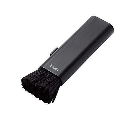 エレコム クリーナー ブラシ 除電ブラシ 帯電防止繊維 コンパクト 収納タイプ 毛質 2WAY すき...