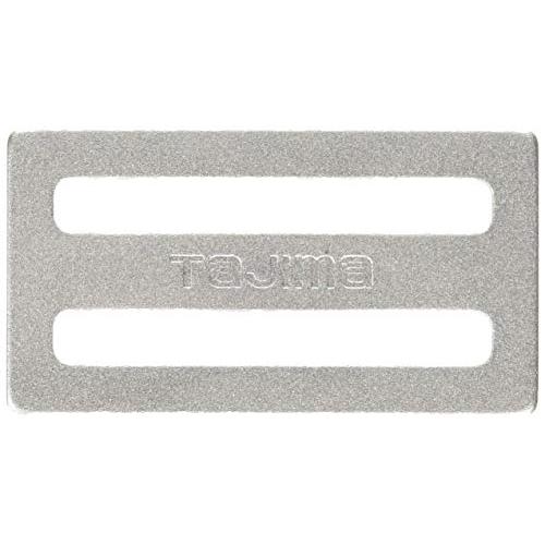 タジマ 安全帯 D環止め(アルミ2穴・シルバー) ベルト幅50mm用 軽量なアルミ製 安全ロープ取り...