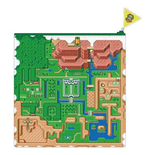 エンスカイ(ENSKY) ゼルダの伝説 神々のトライフォース ハイラルマップポーチ