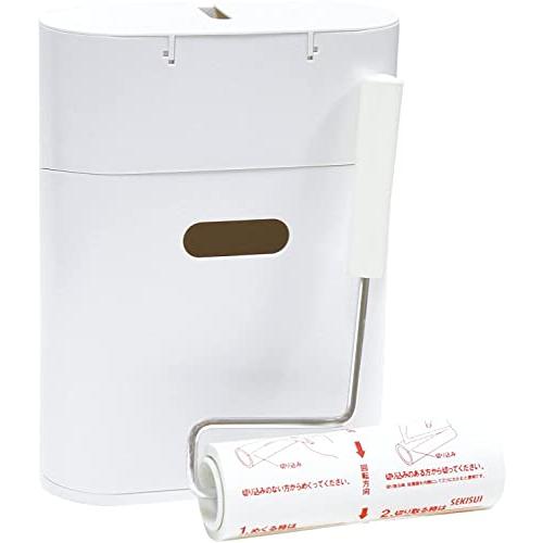 小久保工業所 コロモード 収納BOX付粘着クリーナー ( ホワイト ) 替えテープ1巻付 ( スペア...