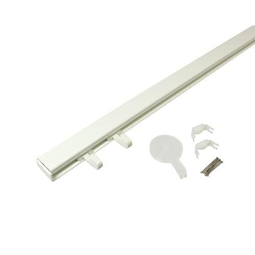 ハイロジック 角型フックレールセット ホワイト 1M 石膏ボード