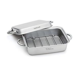 ビタクラフト 両手鍋 IH対応 ダブルグリル レシピ付き 燻製器 蒸し器にも 3900 シルバー｜hapitize