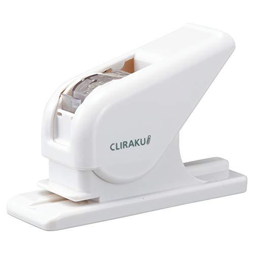 リヒトラブ ゼムクリップ とめ機 クリラーク 白 M22-0