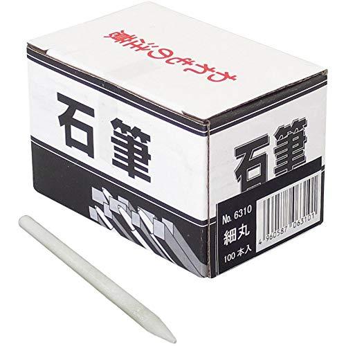 たくみ 石筆 細丸 ホソマル 幅5×高さ80×奥行き5mm 100ポンイリ