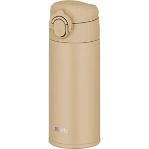 食洗機対応モデルサーモス 水筒 真空断熱ケータイマグ 350ml サンドベージュ 本体もパーツもすべて食洗機対応 ワンタッチオープン ステンレス｜hapitize