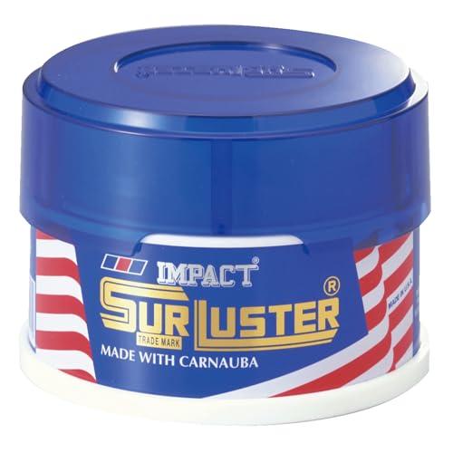 SurLuster(シュアラスター) インパクト 280g 固形ワックス 天然カルナバ蝋 艶 スポン...