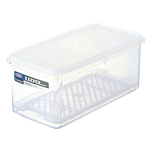 岩崎工業 岩崎 業務用食品保存容器 フレッシュキーパーL 4L スノコ付 B-322 N