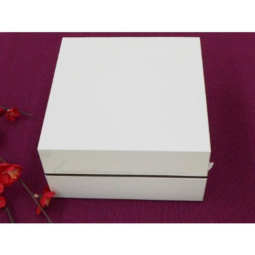 正和(Showa) 『重箱』 間仕切り付き オードブル重二段 ホワイト