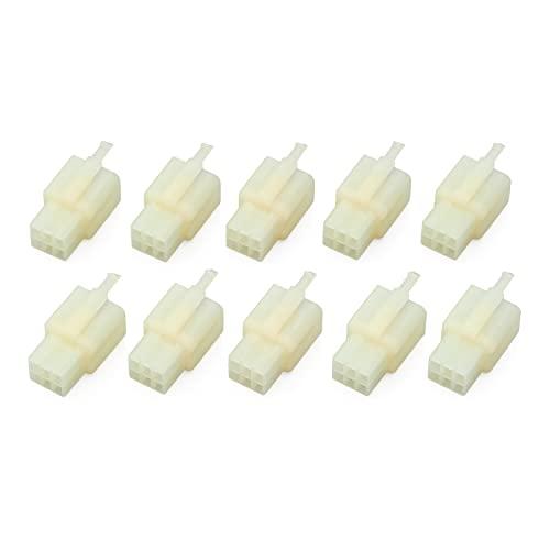 デイトナ(Daytona) バイク用 110型コネクター 6極 メス側 10個入り 70737