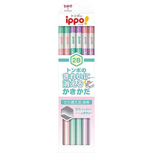 トンボ(Tombow) 鉛筆 ippo きれいに消えるかきかたえんぴつ 2B 1ダース ピンク KB...
