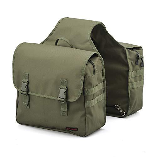 ヘンリービギンズ(Henly Begins) デイトナ バイク用 サイドバッグ 15L+15L グリ...