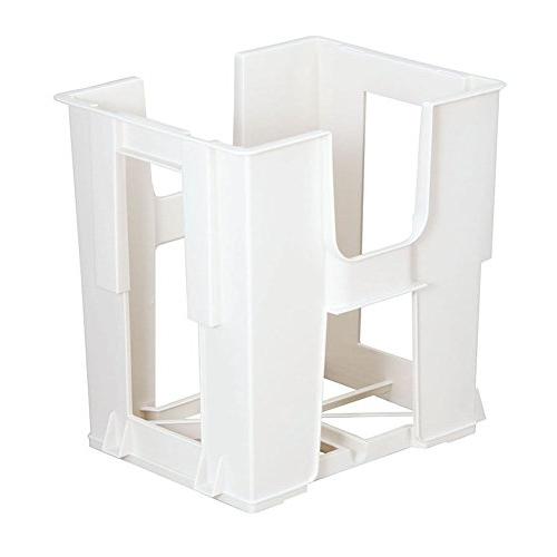 トンボ 収納 新聞紙 ストッカー 日本製 幅36.5×奥行28.5×高さ36.5cm ホワイト 新輝...