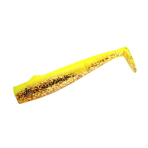 ハヤブサ（Ｈａｙａｂｕｓａ）ＦＳ４４４ ジャックアイ フリフリシャッドワーム ＃６ チャートゴールド