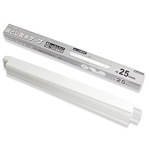 ビュートンジャパン 製本テープ 25mm幅 A4 カットタイプ 100枚 契約書割印用 ホワイト F...