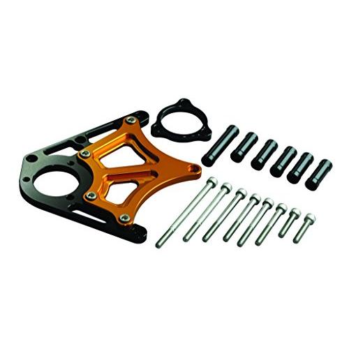 ポッシュ(POSH) バイク用品 スプロケットカバー with クラッチピストンベース ブラック/ゴ...