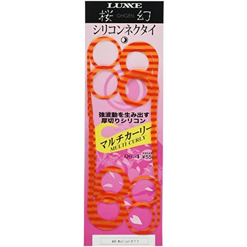 がまかつ(Gamakatsu) 桜幻 シリコンネクタイ(厚切りマルチカーリー) #43ORレッドゼブ...