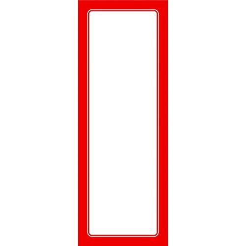 ササガワ(Sasagawa) タカ印 赤枠ポスター 12-2015 5号 100枚入 無地