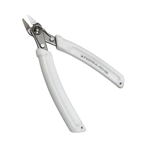 フジ矢(Fujiya) 極細プラスチックニッパ(片刃) 120mm プラモデルのゲートカット・部品の...