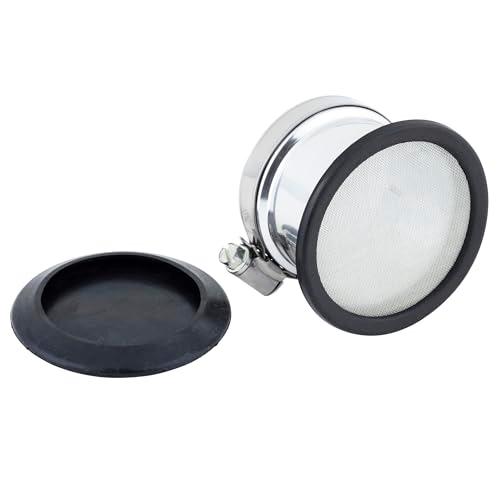 キジマ(Kijima) バイクパーツ エアーファンネル 汎用 内径52mm アルミ製 シルバー仕上げ...