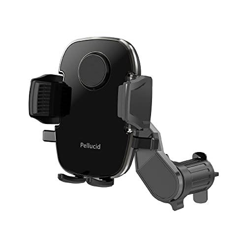 ペルシード(Pellucid) 車内用品 スマホホルダー ワンタッチスマホホルダー エアコン吹き出し...