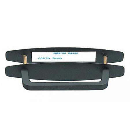 シロクマ 襖用角座付ハンドル 黒ツヤ消 HZ-41