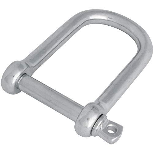 水本 ステンレス ロングワイドシャックル 長さ80mm内幅40mm B1418