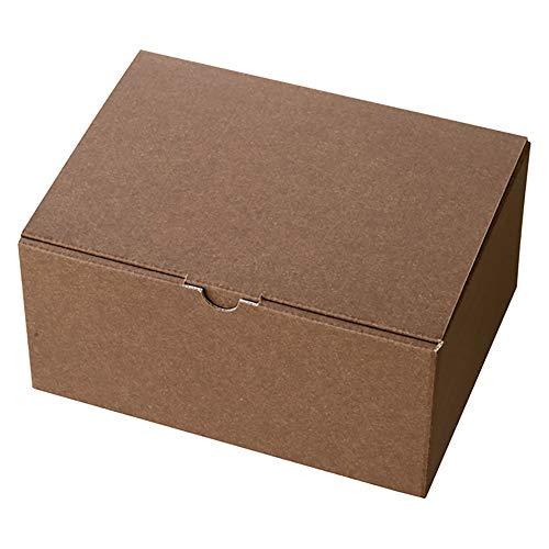 ヘッズ 日本製 無地 ギフト ボックス M W223×H110×D170mm ブラウン 10枚 箱 ...