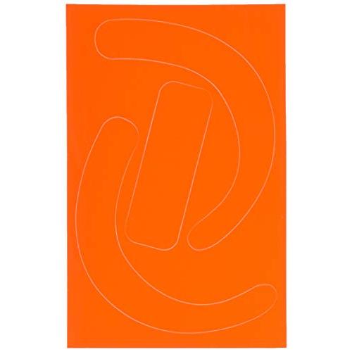 ユニット 安全帯使用確認ステッカー蛍光赤(10枚) 33527R