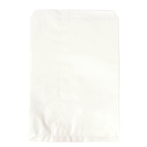 パックタケヤマ 紙袋 マチなし 平袋 小分け 3 白 500枚 XZT00323