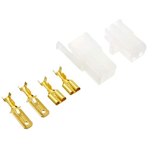 デイトナ(Daytona) 250型コネクターセット 2極 逆ロックコネクター(オス・メス)1セット...