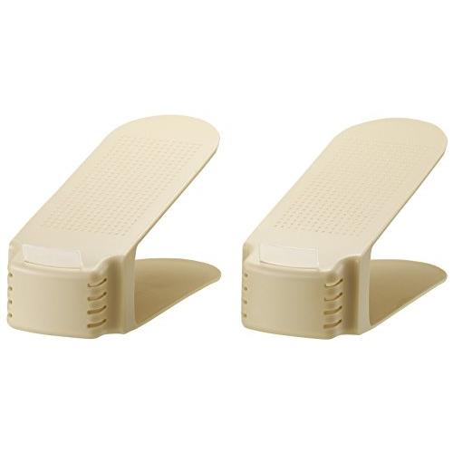 ライクイット (like-it) 靴 収納 省スペース 収納量2倍くつホルダー ワイド 6個入 ベー...