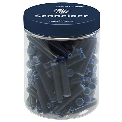 シュナイダー(Schneider) 万年筆 インクカートリッジ 欧州共通規格 100本入り カートリ...